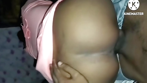 Big ass babe with big boobs sucks and fucked her stepbrother