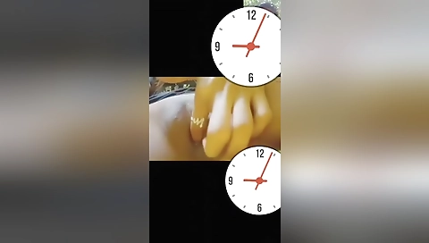 Busty brunette in sexy lingerie is showing off her tits